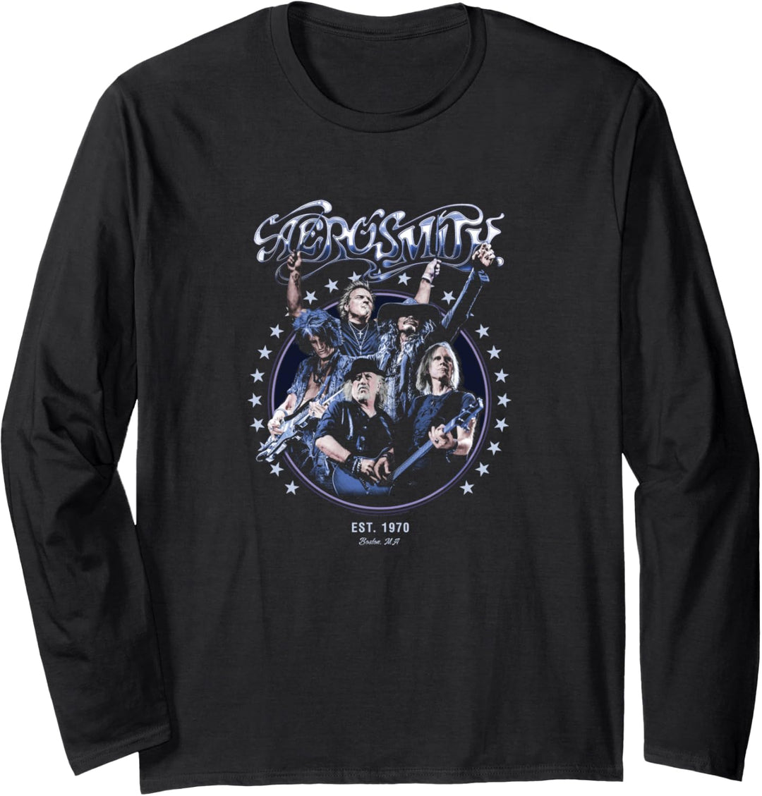 Aerosmith - Boston East 1970 Langarmshirt