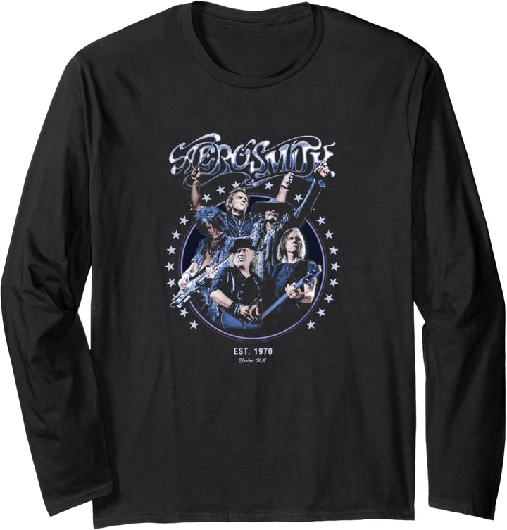 Aerosmith - Boston East 1970 Langarmshirt