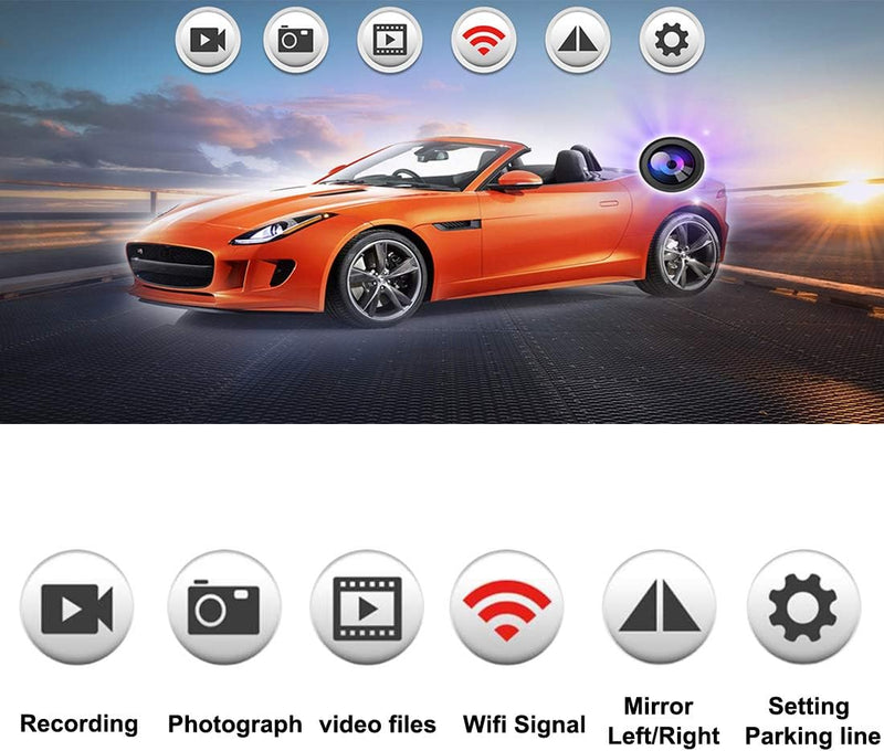 Drahtlos Kamera Auto Rückfahrkamera Rückfahrkamera Kamera WiFi Connect iPhone Android Handy Display