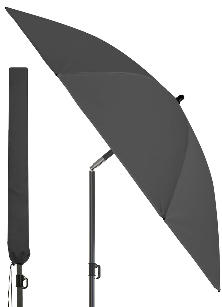 4smile Strandschirm SunnyJoy, Ø 180 cm - UPF 50+ Sonnenschirm Strand mit Hülle, Sonnenschirm Balkon