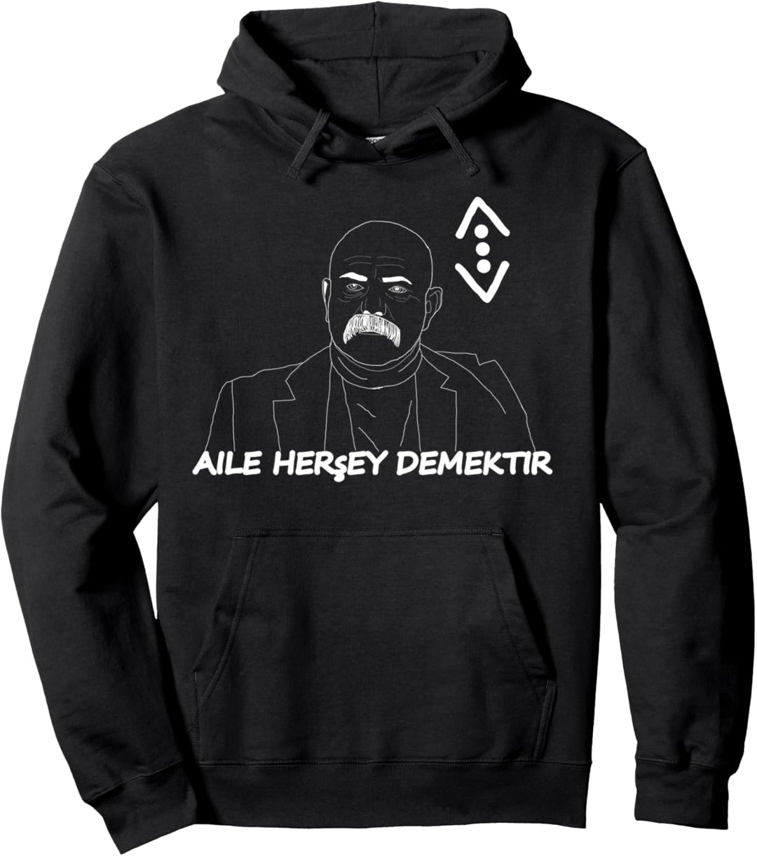 CUKUR IDRIS KOCOVALI AILE HERSEY DEMEKTIR Pullover Hoodie
