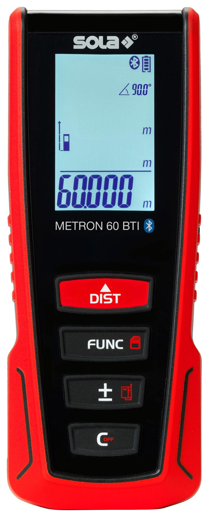 SOLA METRON 60 BT - Laser Entfernungsmesser 60m – Distanzmesser Laser mit Bluetooth Datentransfer -