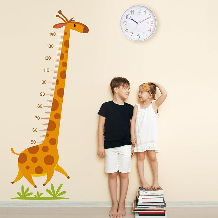 Acctim Afia Teaching Kinder-Wanduhr, kein Ticken, Quarz, vierteljährlich, 30 cm, Weiss