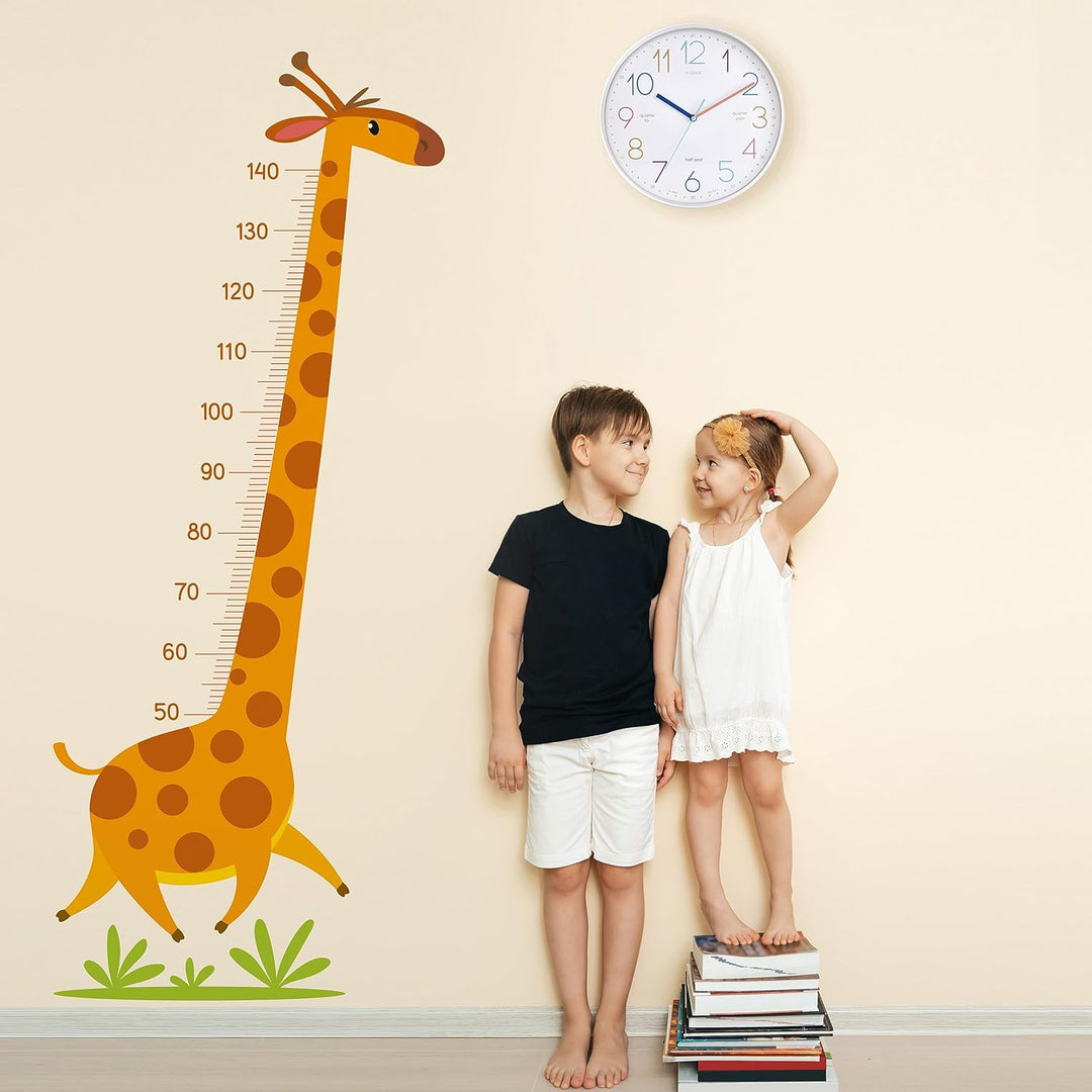 Acctim Afia Teaching Kinder-Wanduhr, kein Ticken, Quarz, vierteljährlich, 30 cm, Weiss