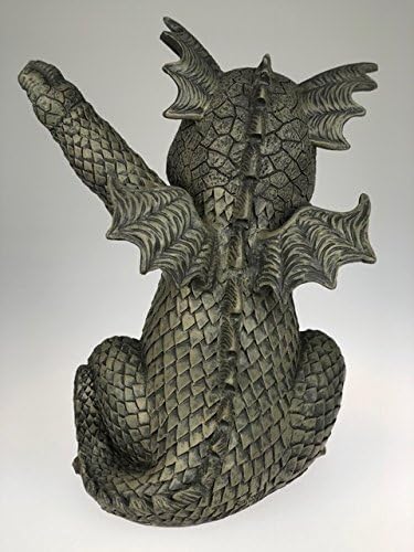Pacific Giftware Gartenfigur Drache Dab Tanzfigur 24 cm - Gartendrache Fantasy Deko Statue Garten Fi