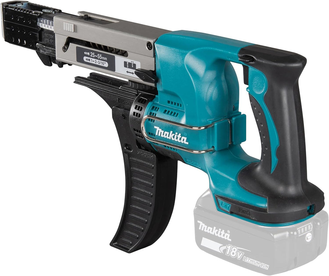 Makita DFR550Z Akku-Magazinschrauber 25-55mm 18 V (ohne Akku, ohne Ladegerät) ohne Akku, ohne Ladege