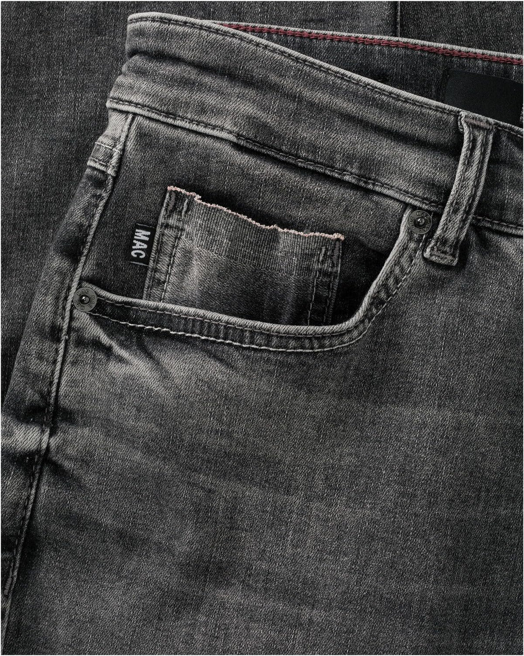 MAC Straight Fit Jeans 34W / 32L Grau, 34W / 32L Grau