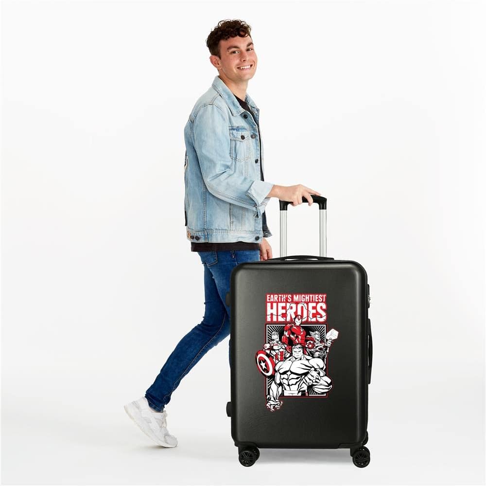 Marvel Die Avengers Mightiest Heroes, Schwarz (Schwarz) - 3431821 Heroes Schwarz Mittlere Koffer