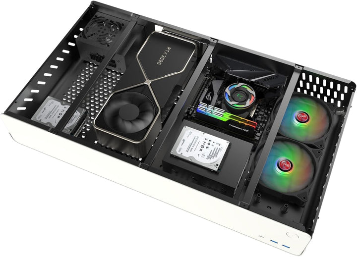 RAIJINTEK Corporation Pan Slim Mini-ITX Gehäuse - schwarz