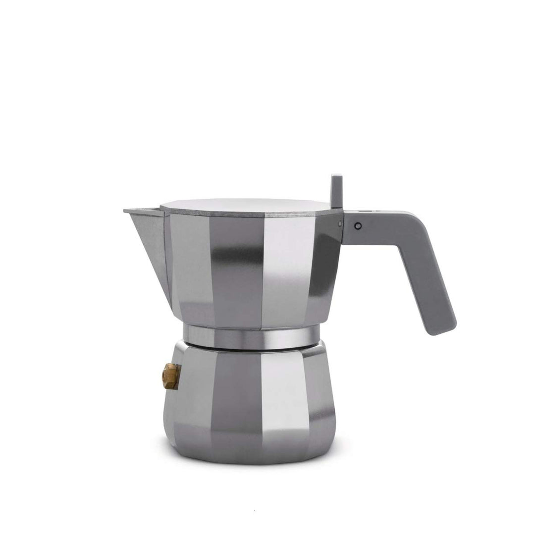 Alessi DC06/1 Espressokocher Aluminum, Grau 1 cup, 1 cup