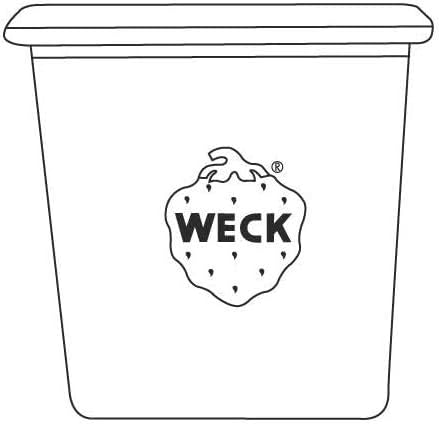 APS 12 Original WECK Gläser 80 ml mit Deckel, Ø 6 cm, H: 5,5 cm, Mini-Sturzform mit Glasdeckel, Einm