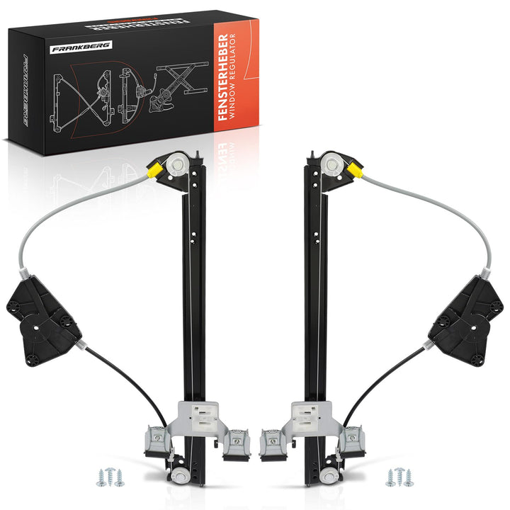 Frankberg 2x Fensterheber Elektrisch Ohne Motor Vorne Links Rechts 72553 | Kompatibel mit Mii KE1 KF