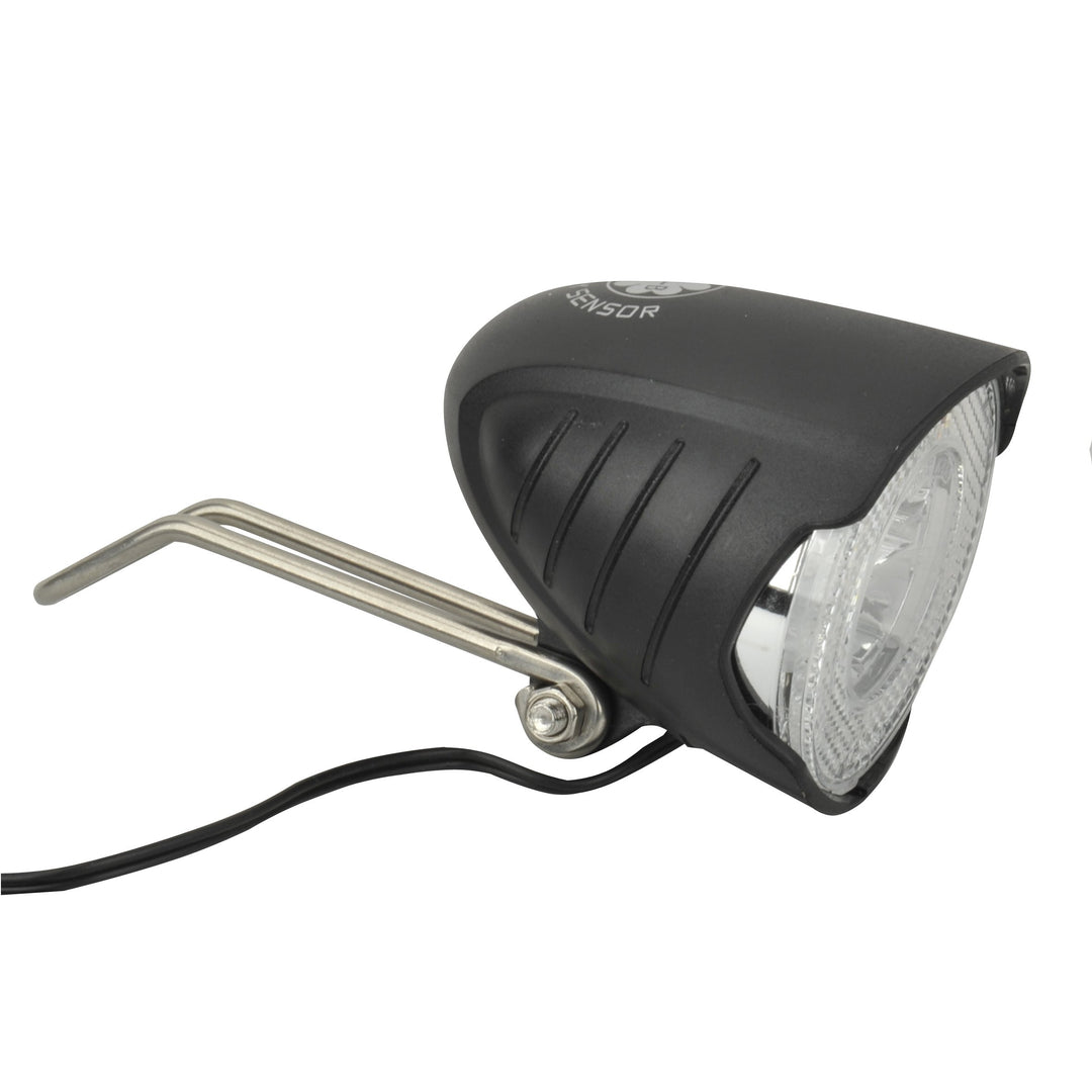 Fischer Fahrrad Dynamo LED-Frontlicht 20 Lux, mit Lichtautomatik und Standlicht, StVZO-zugelassen