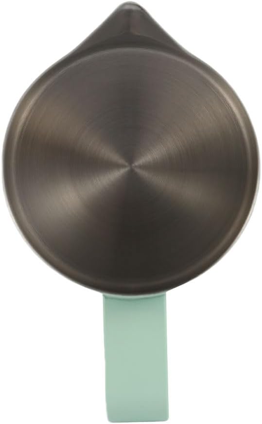 Milchaufschäumkrug, 350 ml, Edelstahl, Espresso-Dampfkrug, Milchaufschäumer für Kaffee, Cappuccino,