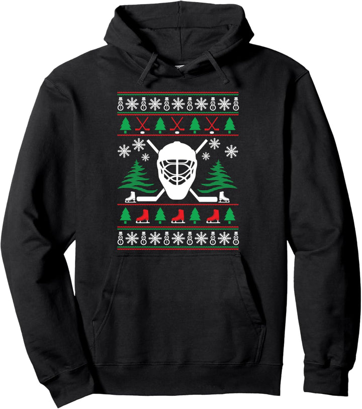 Hockey-Hässlicher Weihnachtspullover mit lustigem Hockey-Motiv Pullover Hoodie