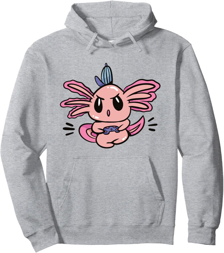 Gamer Axolotl Gaming Süsse Amphibien Pullover Hoodie