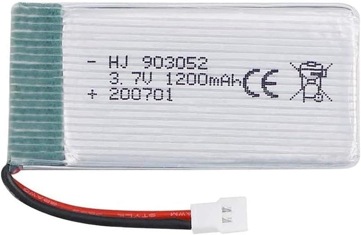 YUNIQUE Deutschland 4 Stuck 3.7V 1200 mAh LiPo-Akkus für Syma X5SC und X5SW Quadcopter