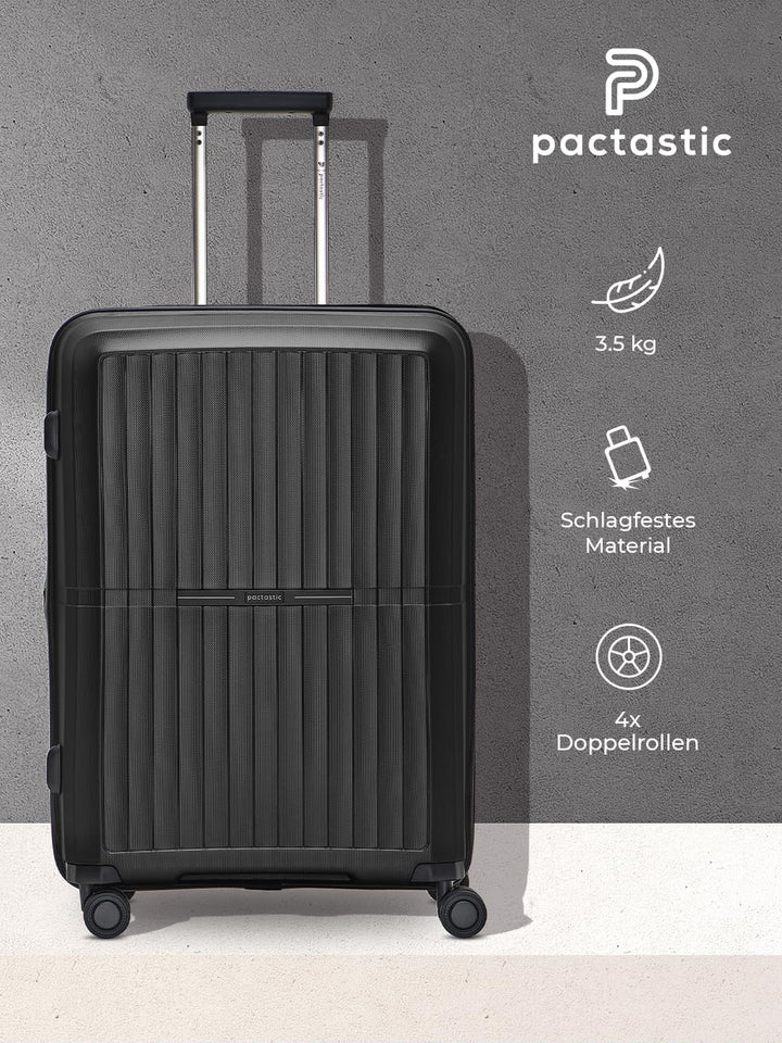 Pactastic Ultraleicht Hartschalen Check-in Koffer | Mittelgrosser Trolley 45 x 26 x 67 cm | von 71 a