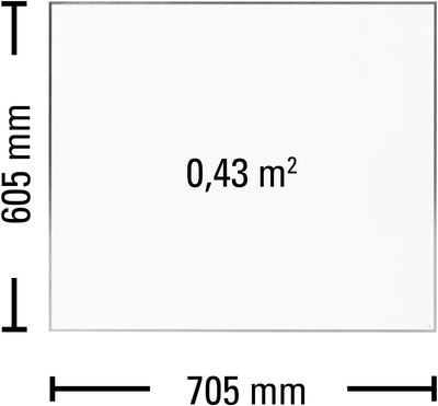 TROTEC Infrarot Wandheizung TIH 400 S Infrarotheizung Heizung Heizpaneel 450 W direkte Objekterwärmu