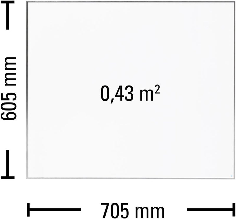 TROTEC Infrarot Wandheizung TIH 400 S Infrarotheizung Heizung Heizpaneel 450 W direkte Objekterwärmu