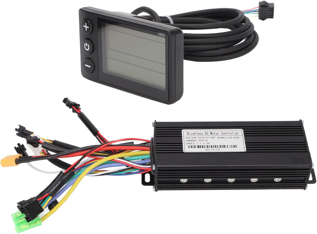 BuyWeek Brushless Motor Controller Kit, DC 24V 36V 48V 750W 1000W 30A Sinuswelle Bürstenlose Control