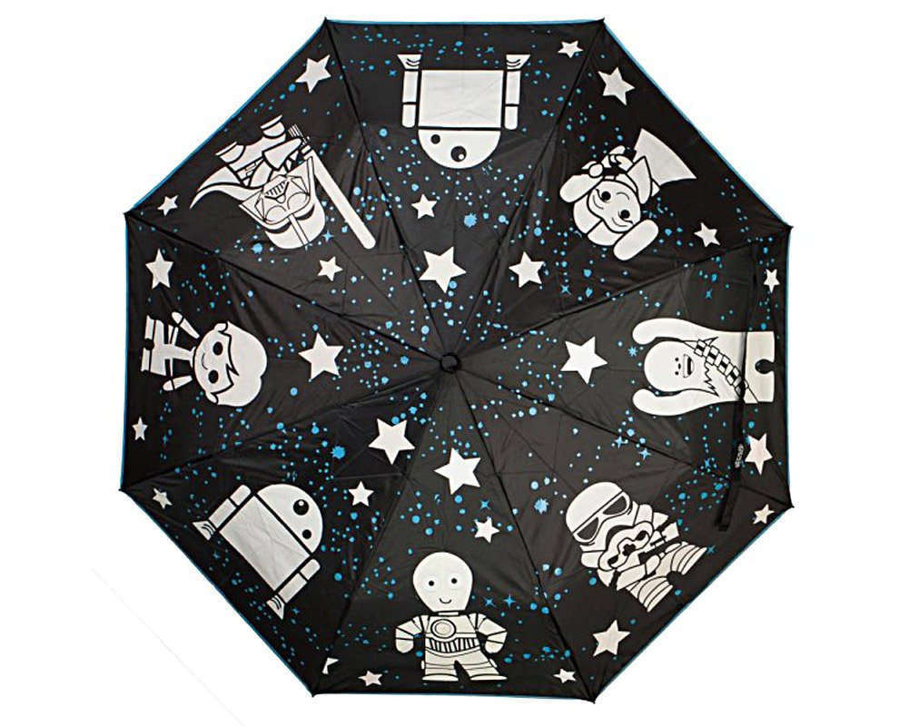 Star Wars Rain Reactive Color Changing Umbrella Characters Bioworld Ombrelli