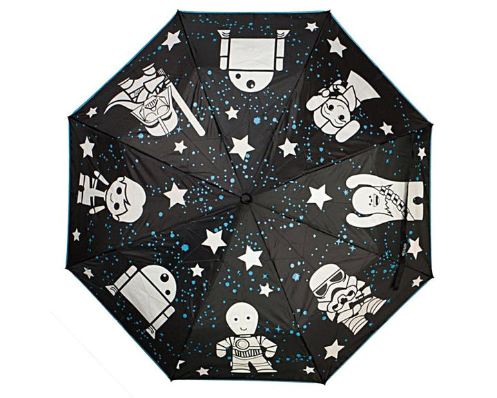 Star Wars Rain Reactive Color Changing Umbrella Characters Bioworld Ombrelli