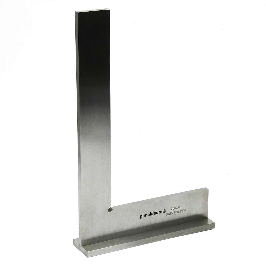 PIMALDAUM® Anschlagwinkel 250*160 mm, 90°-Flachwinkel mit Anschlag, Schenkel 250*160 mm, gem. DIN 87