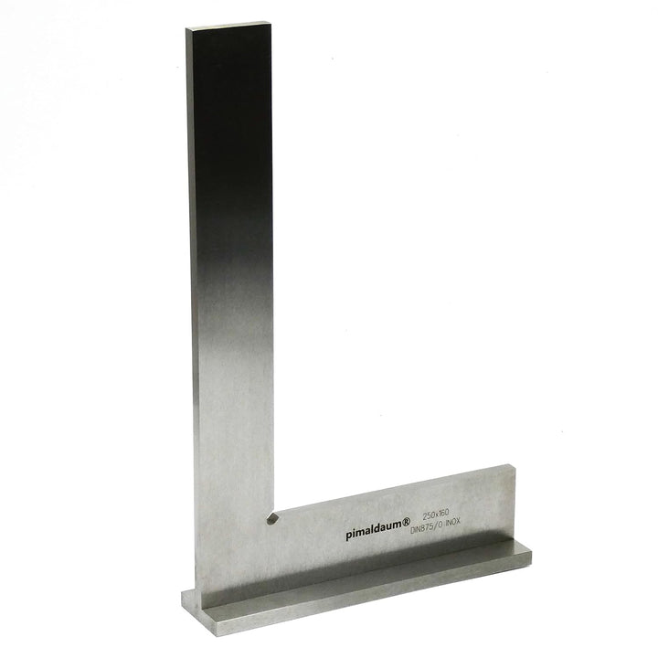 PIMALDAUM® Anschlagwinkel 250*160 mm, 90°-Flachwinkel mit Anschlag, Schenkel 250*160 mm, gem. DIN 87