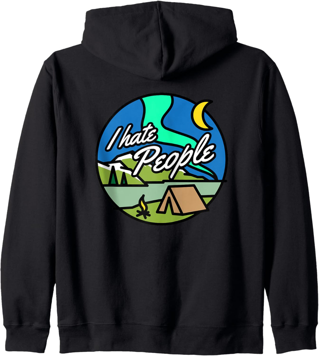 I Hate People Camping I Hate People Kapuzenjacke