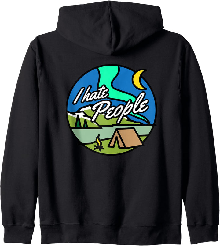I Hate People Camping I Hate People Kapuzenjacke