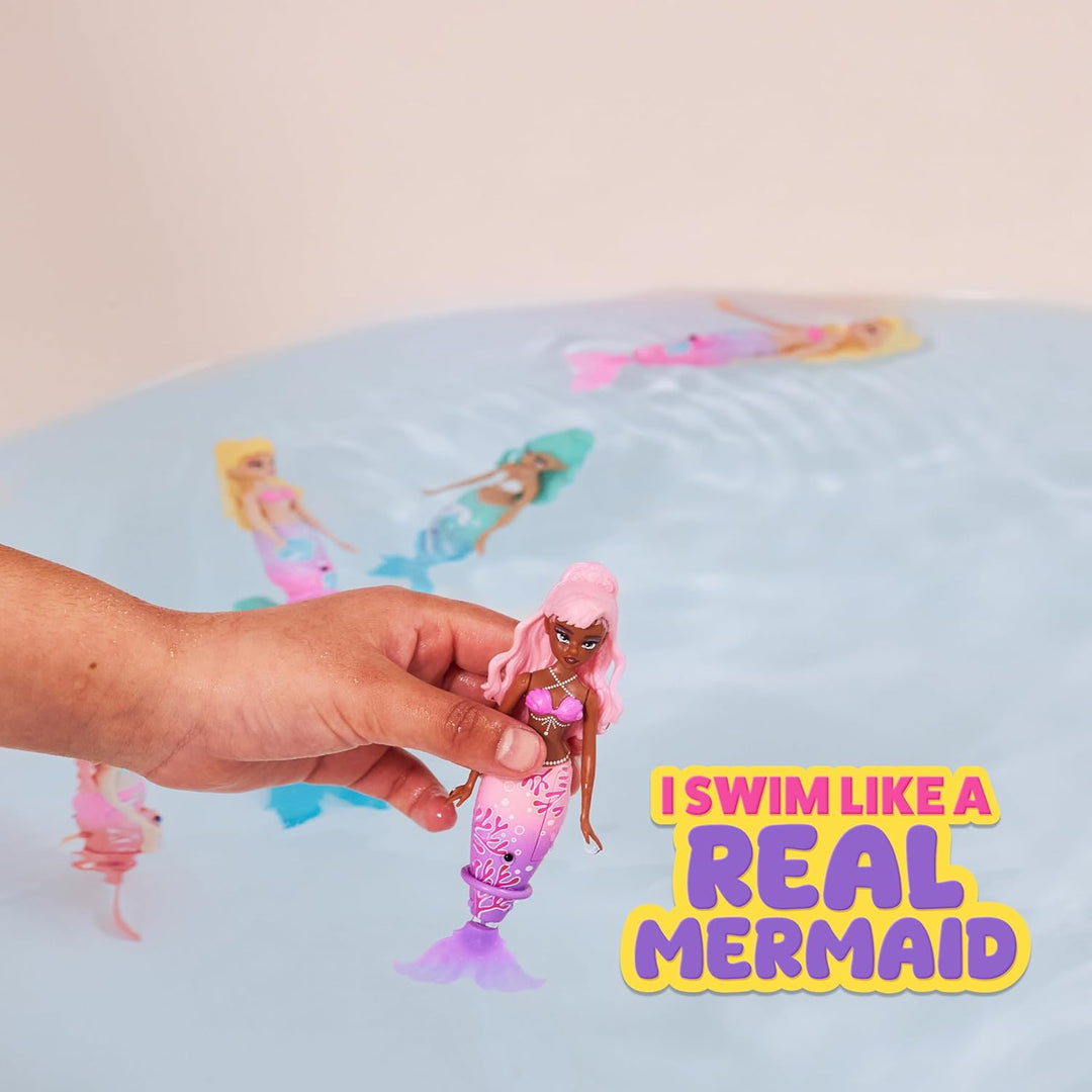Pets Alive-Water Activated-Series 1-Swimming Mermaid(Sea Star) + (Coral) - 2 pk Rosa, Rosa