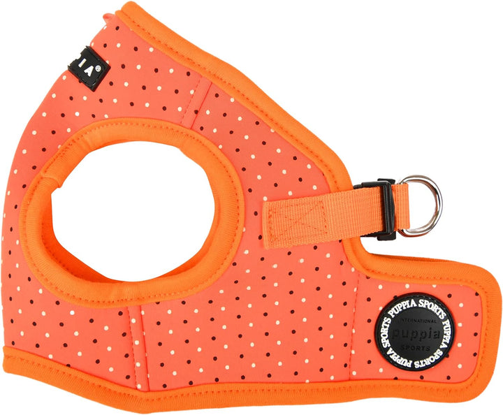 Puppia Hundegeschirr - Bonnie Geschirr B – für kleine und mittelgrosse Hunde Orange S, Orange S