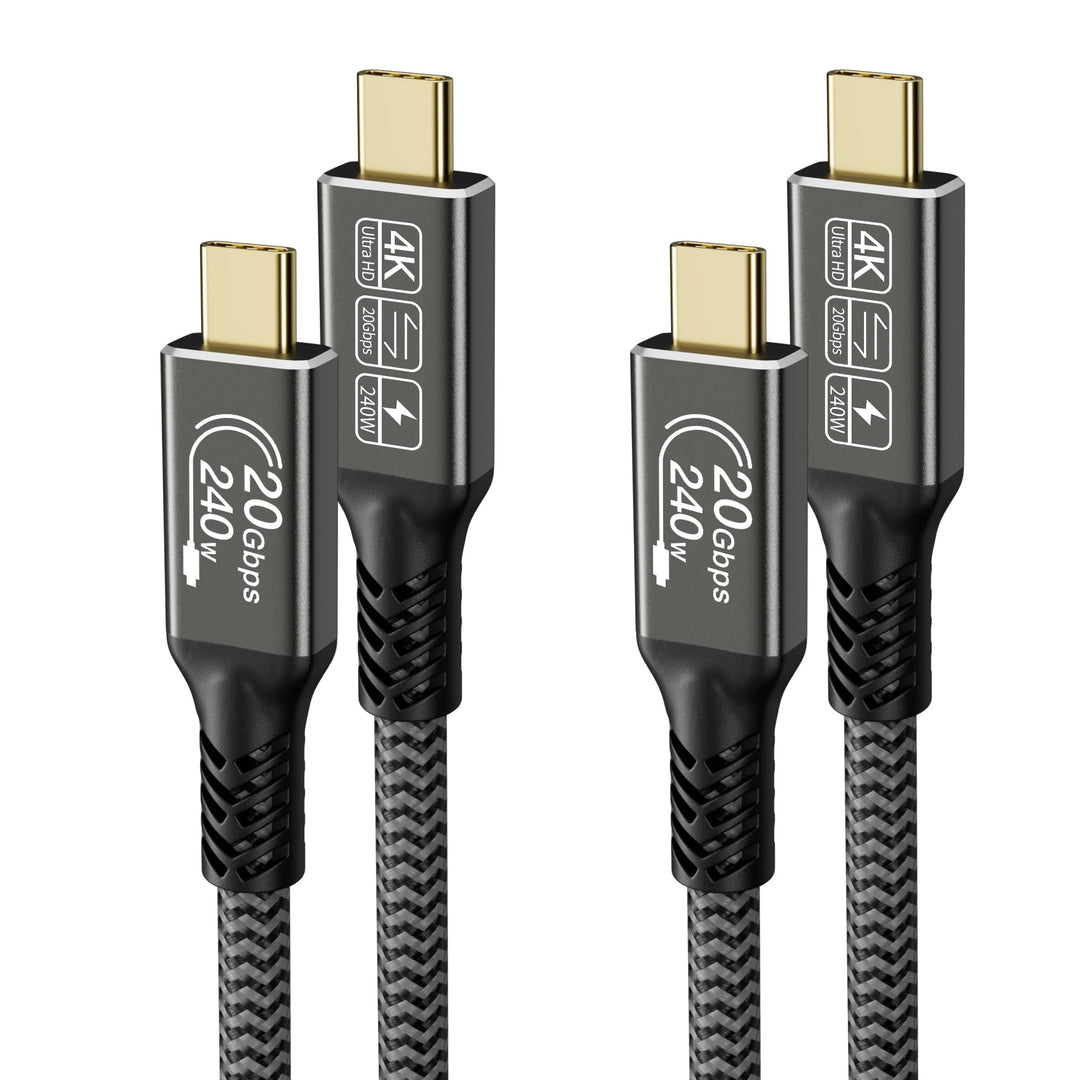 CAKOBLE usb c kabel 50cm,[2 Stück 0.5m] usb 3.2 kabel,20 Gbps usb c datenkabel,PD 3.1 240W Schnellla
