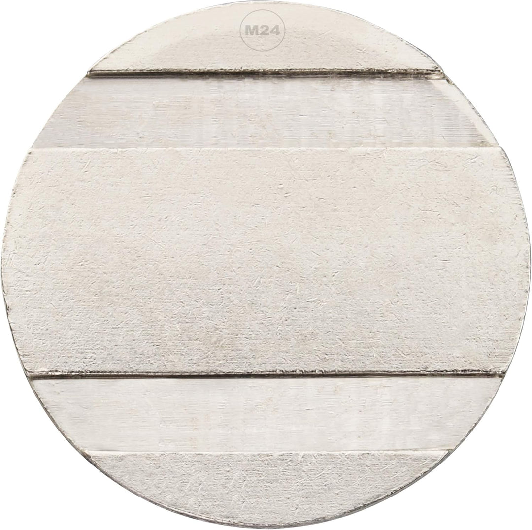 100 x Münzautomat Wertmarke pd25, profiliert, 25mm x 2mm, Token für Münzgerät (Vernickelt) 100 Stück