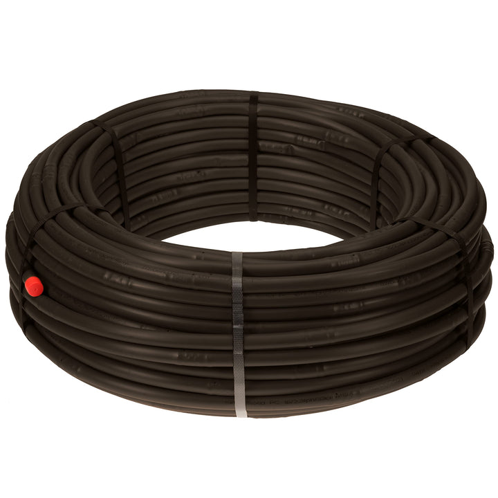 Tropfschlauch 16mm x 25m mit Druckkompensierung Tropfrohr Perlschlauch braun