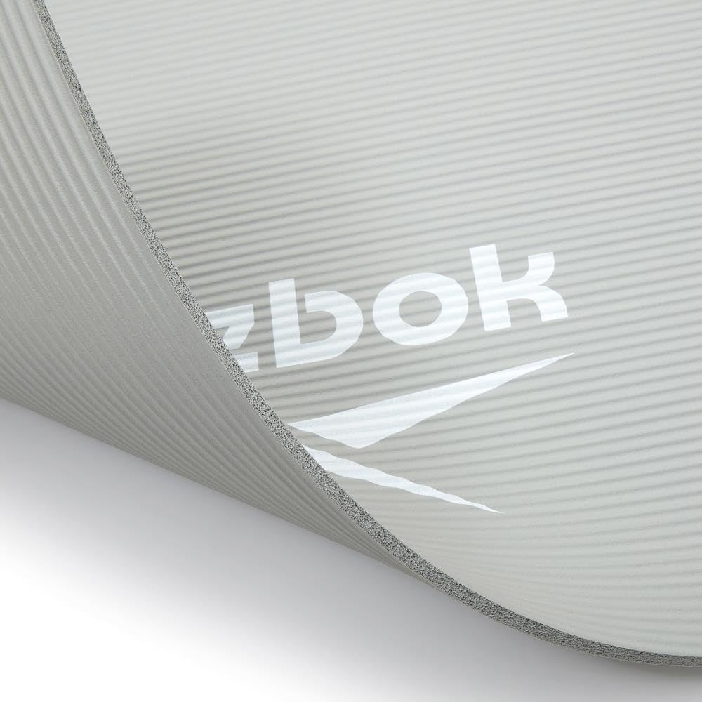 Reebok Trainingsmatte - Rutschfeste Gymnastikmatte aus natürlichem Gummi in 7mm, 10mm, 15mm und vers