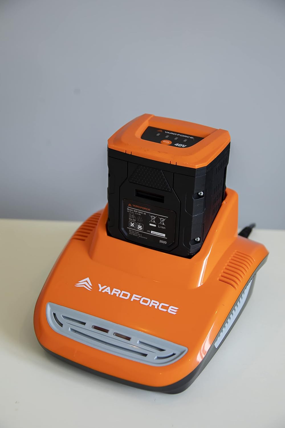Yard Force Akku 2,5 Ah AL G25 (40 Volt, Ersatzakku für Gartenwerkzeuge, mit Überlastschutz + Überhit