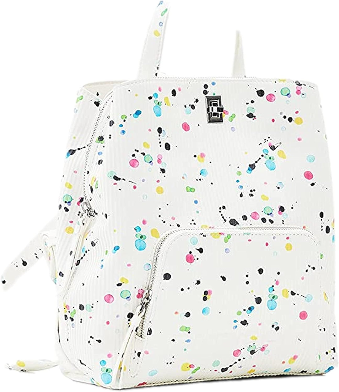 Desigual Damen Back_neon Art_sumy BACK NEON ART SUMY MINI 1001 RAW, Weiss, Einheitsgrösse EU