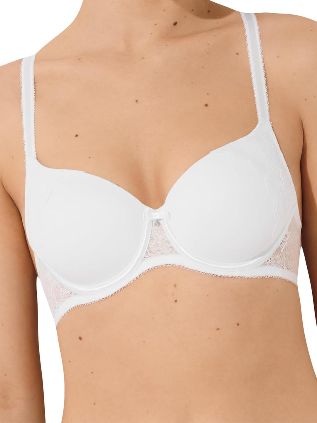 Lisca Damen Evelyn Softschalen-BH 20228, Weiss 70E