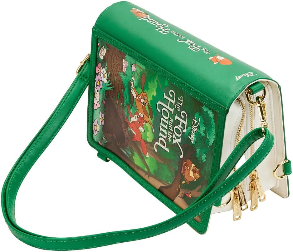 Loungefly Disney Fox and the Hound Convertible Umhängetasche Einheitsgrösse, Einheitsgrösse