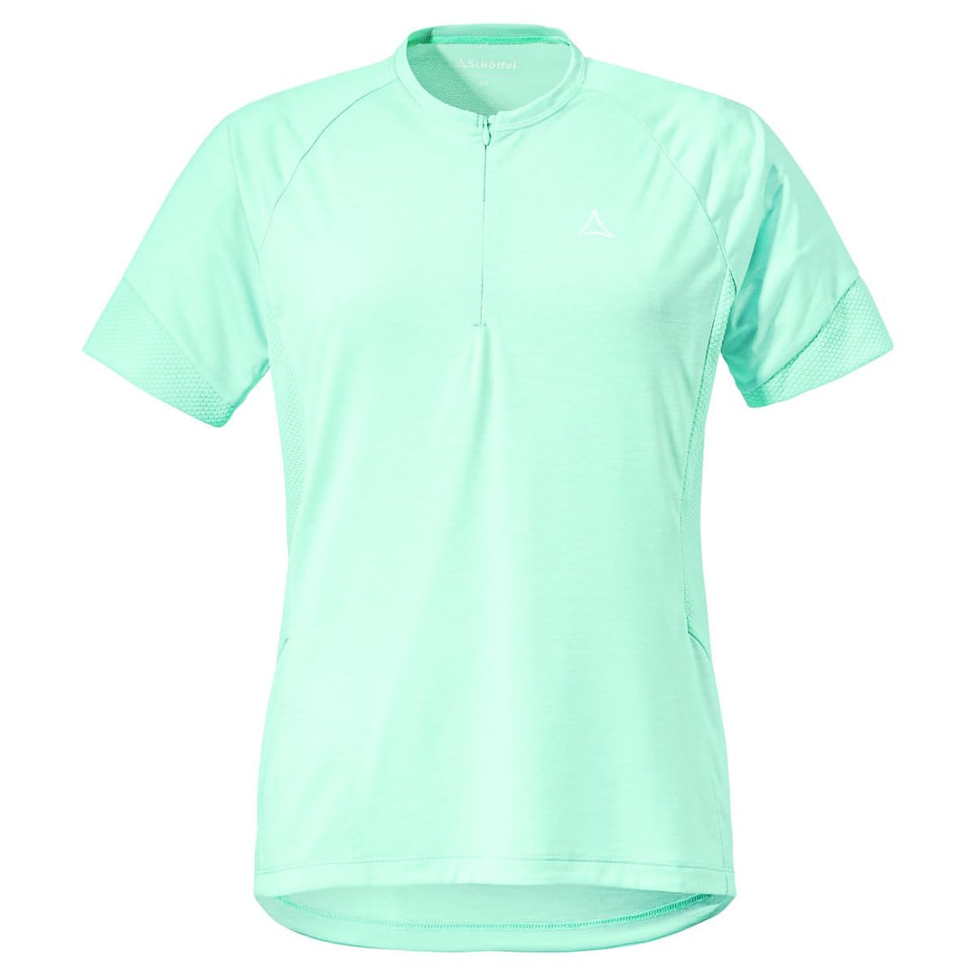 Schöffel Damen Shirt Auvergne L, geruchshemmendes Radtrikot, schnell trocknendes Funktionsshirt mit
