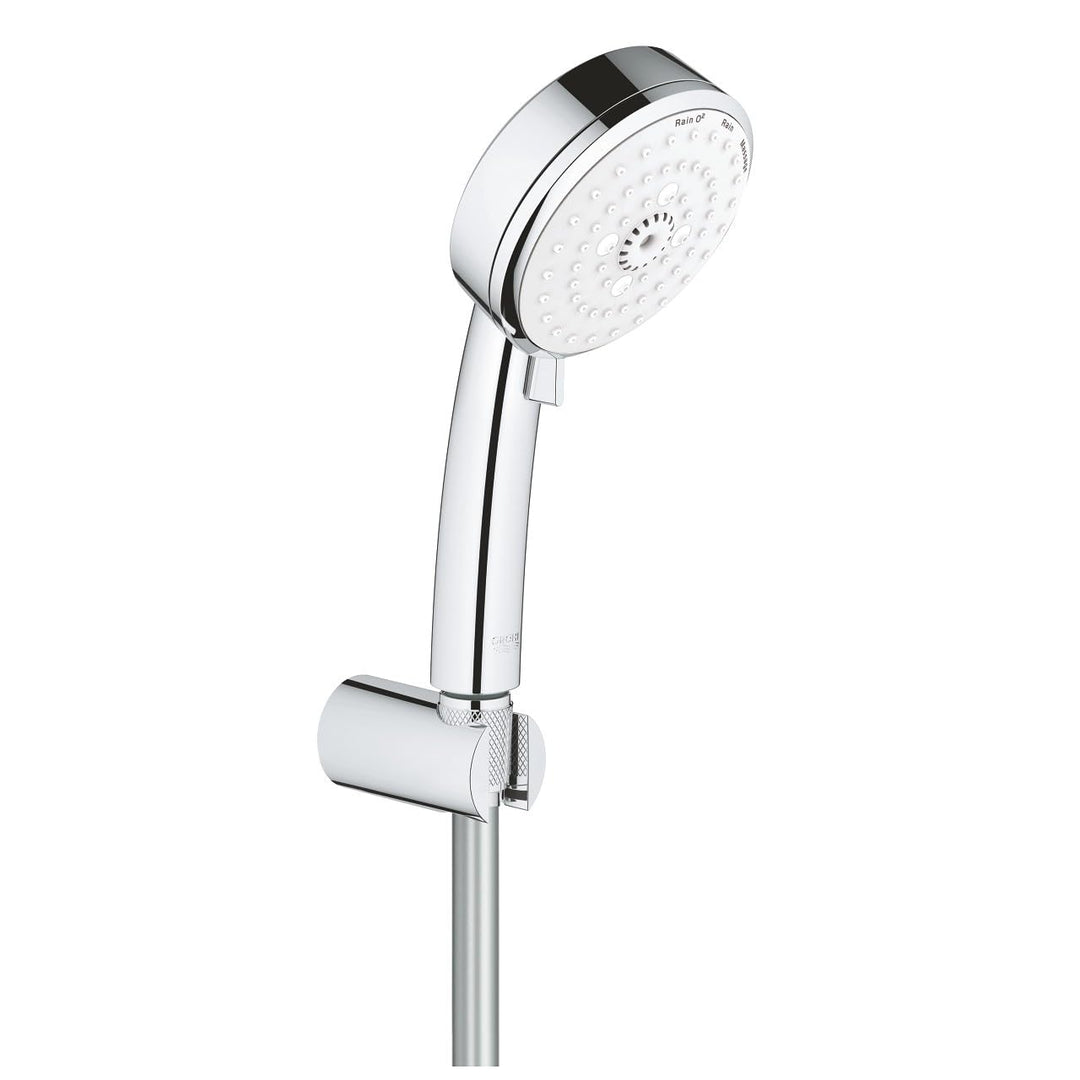 Grohe 27588002 Tempesta Cosmopolitan 100 Wandhalterset 3 Strahlarten, Chrom Wandhalterset 3 Strahlar