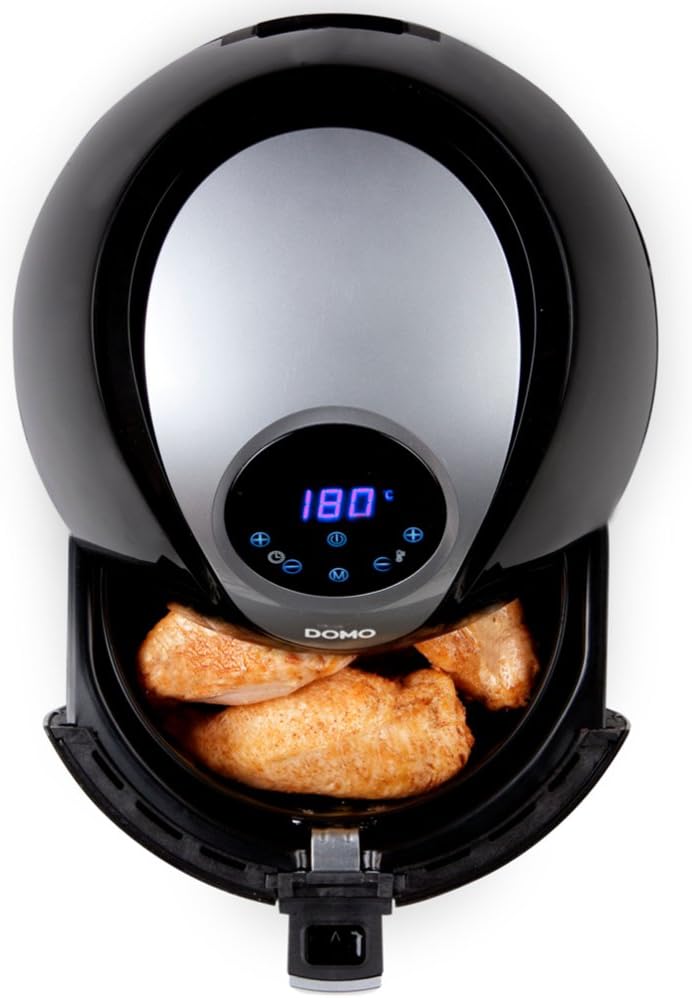 DOMO DO509FR XL Low-Fett Fritteuse, für schnelles Frittieren ohne Öl oder Fett, 3,5 Liter