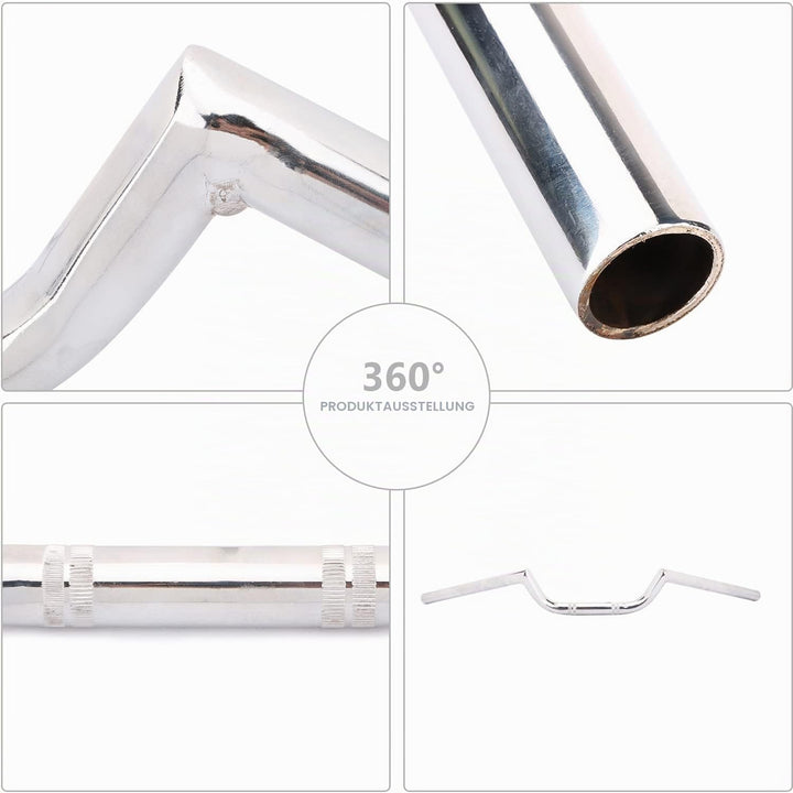 AnXin Motorrad 7/8 "Lenker Cafe Racer Ace Clubman Stil Lenker 22 MM Universal Für Bobber Benutzerdef