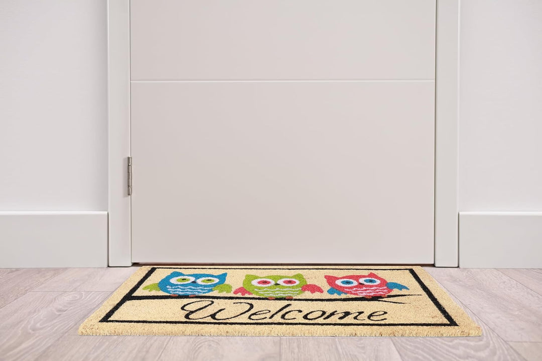 Betz 3er Kokosmatte aus 100% Kokos -Fussmatte - Fussabstreifer –Schmutzfangmatte Grösse 45 cm x 75 c