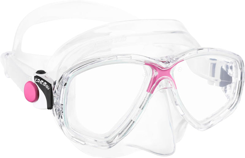 Cressi Tauchmaske Marea Einheitsgrösse Transparent/Rosa, Einheitsgrösse Transparent/Rosa