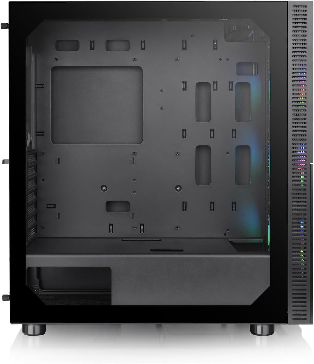 Thermaltake Versa T26 ARGB Black Mid-Tower-ATX-PC-Gehäuse Gehärtetes 4mm Glasseitenteil ATX Schwarz,