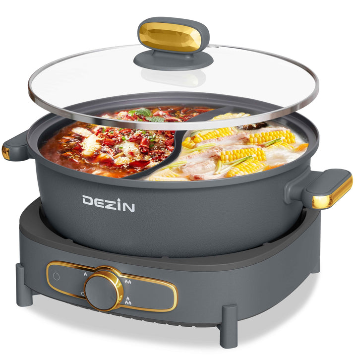 Dezin Hot Pot Electric mit Trennwand