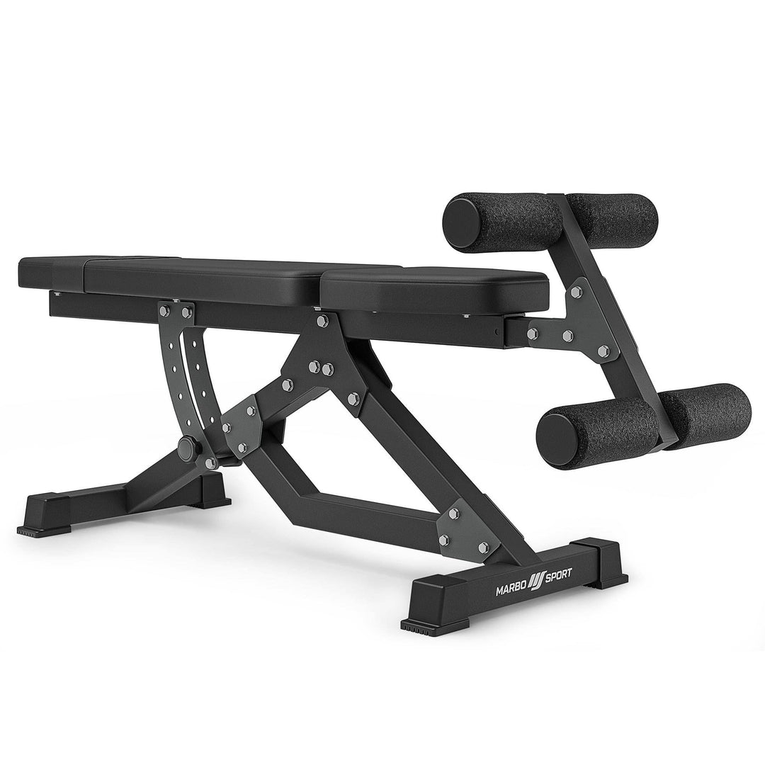 Marbo Sport Bauchtrainer MS-L110 2.0, Neigungsverstellung der Rückenlehne, Verstellbare Beinstütze,